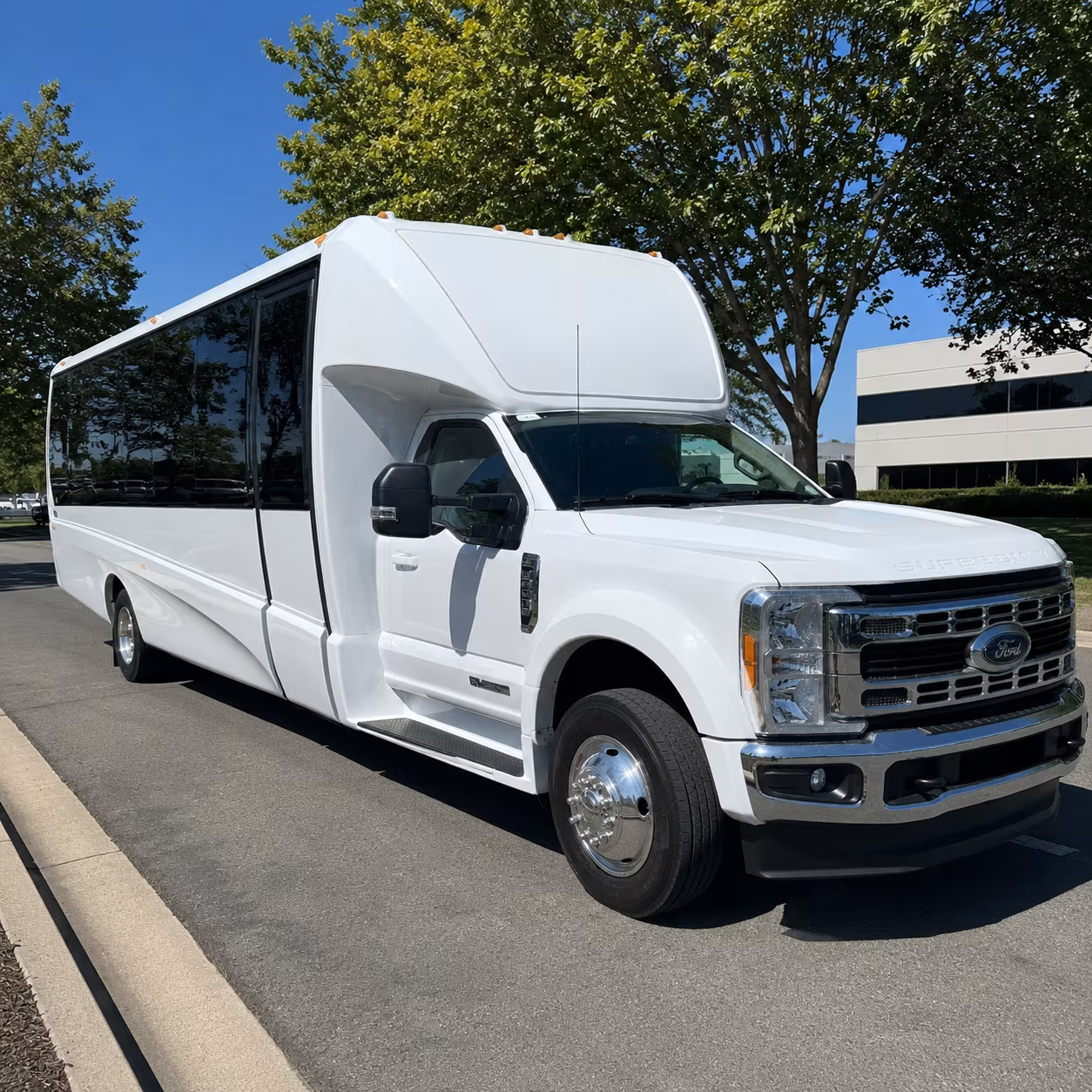 Norfolk Airport Shuttle & Transportation party bus exterior