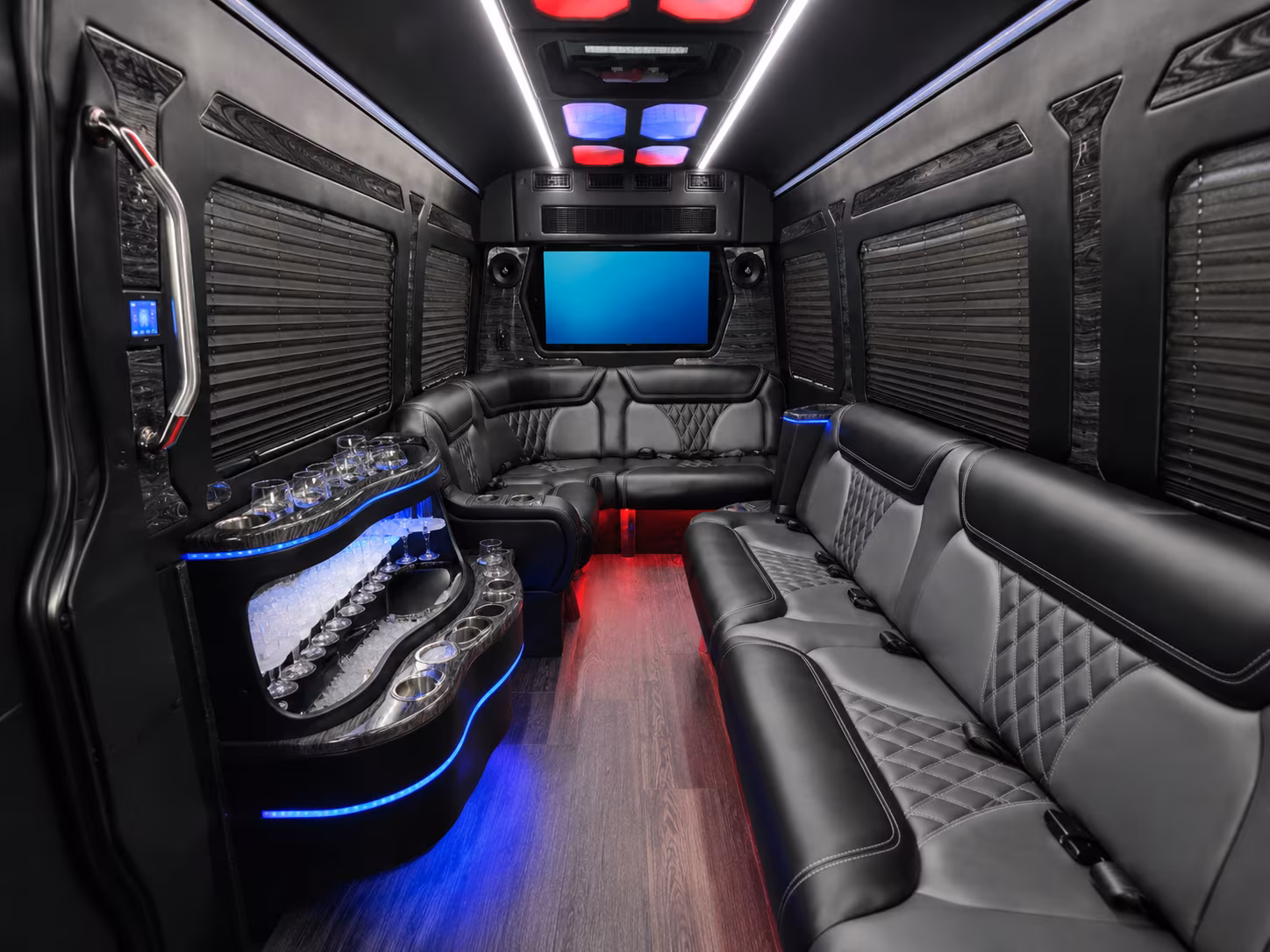 Norfolk Airport Shuttle & Transportation party bus exterior