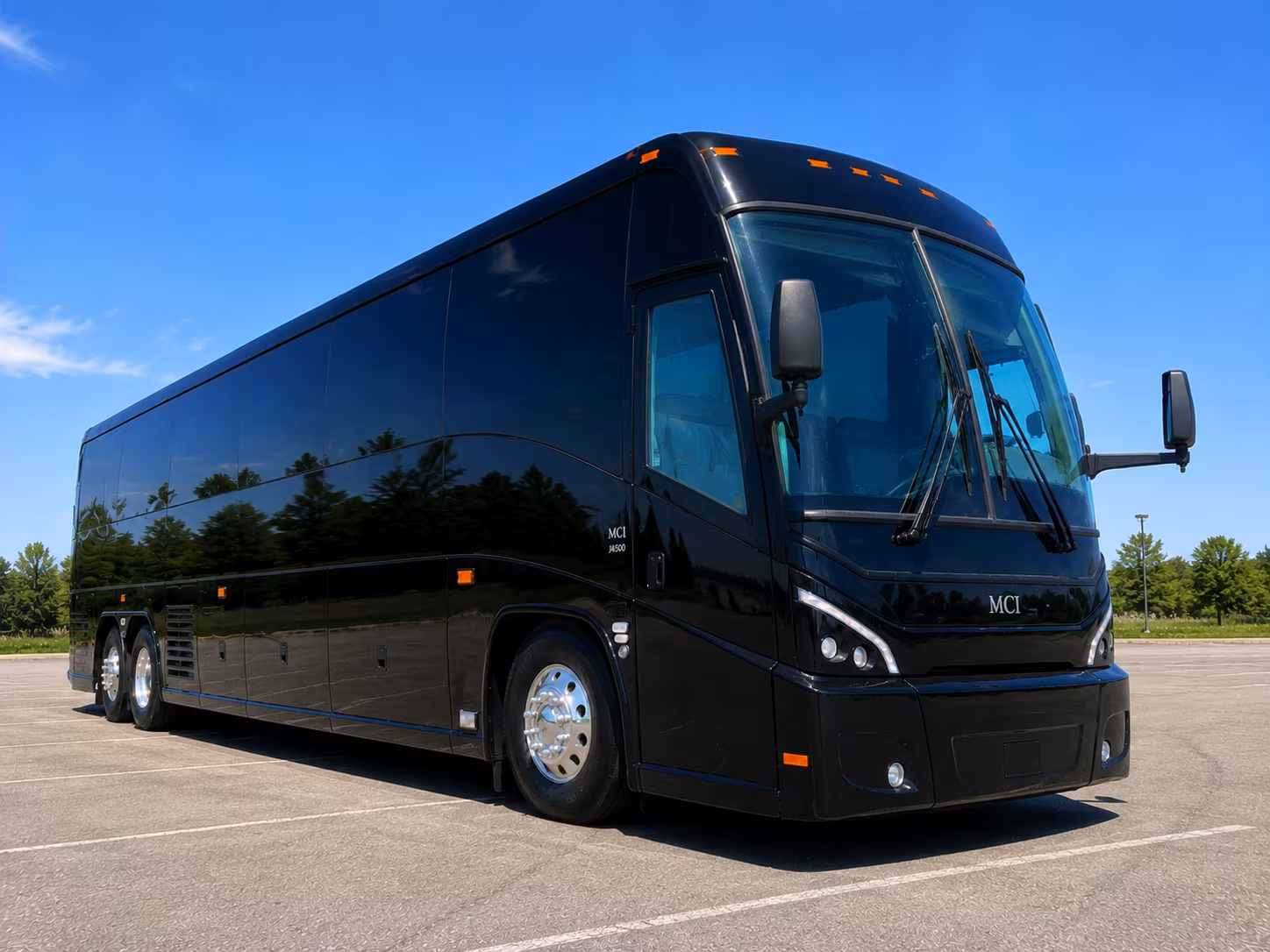 Norfolk Airport Shuttle & Transportation party bus interior