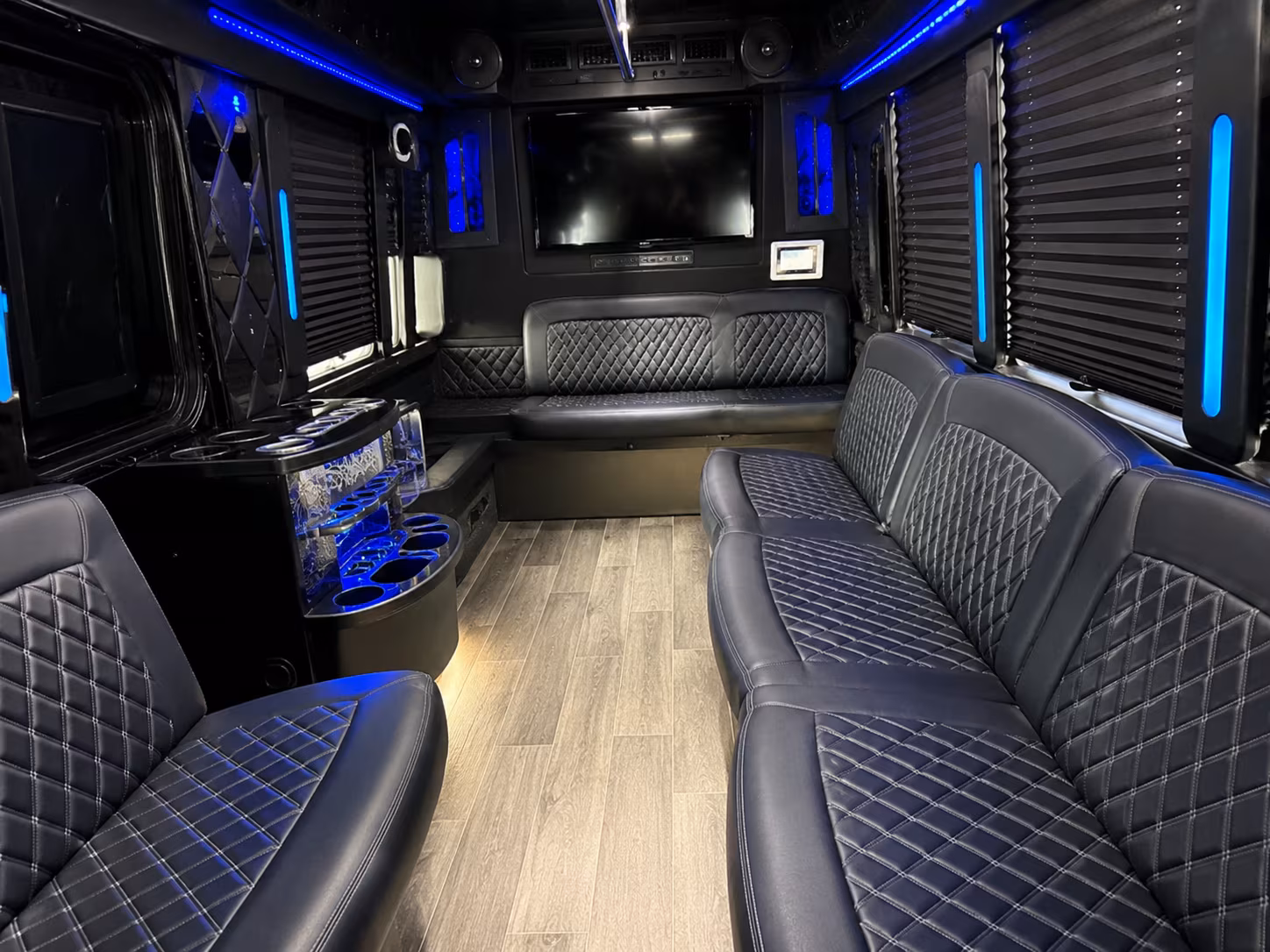 Norfolk Concert & Music Festival Transportation party bus exterior