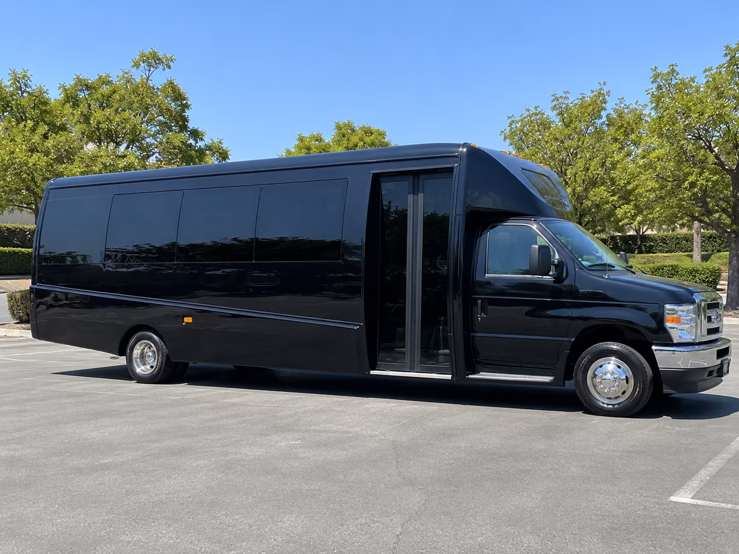 Norfolk Corporate Transportation party bus exterior
