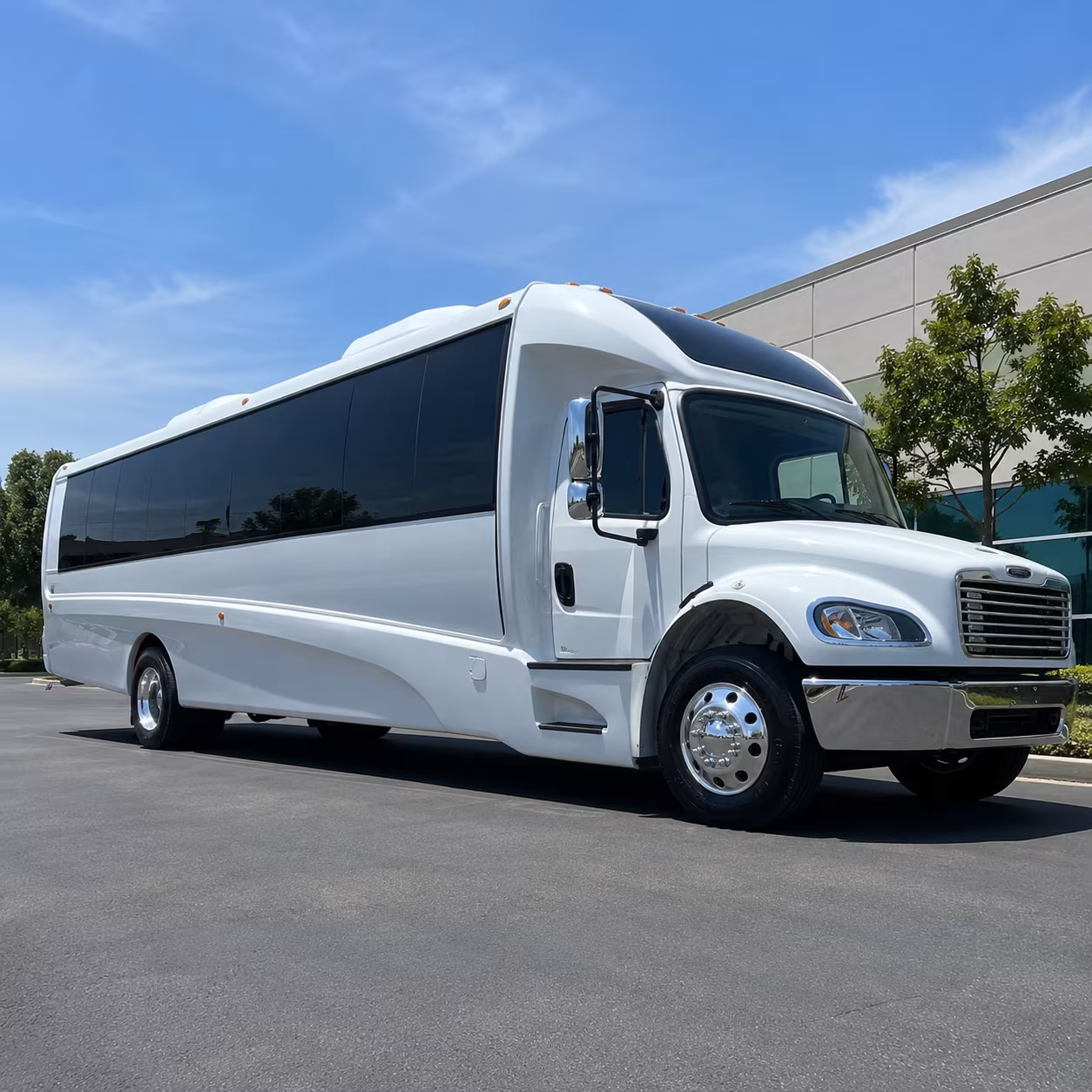 Norfolk Corporate Transportation party bus exterior