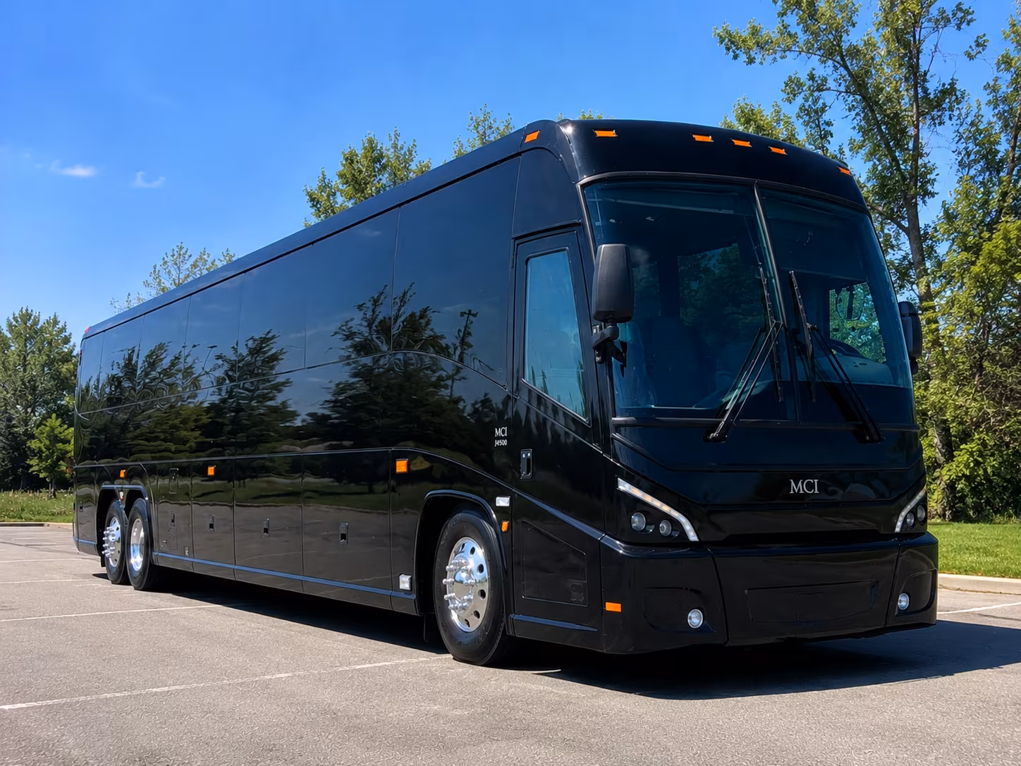 Norfolk Corporate Transportation party bus exterior