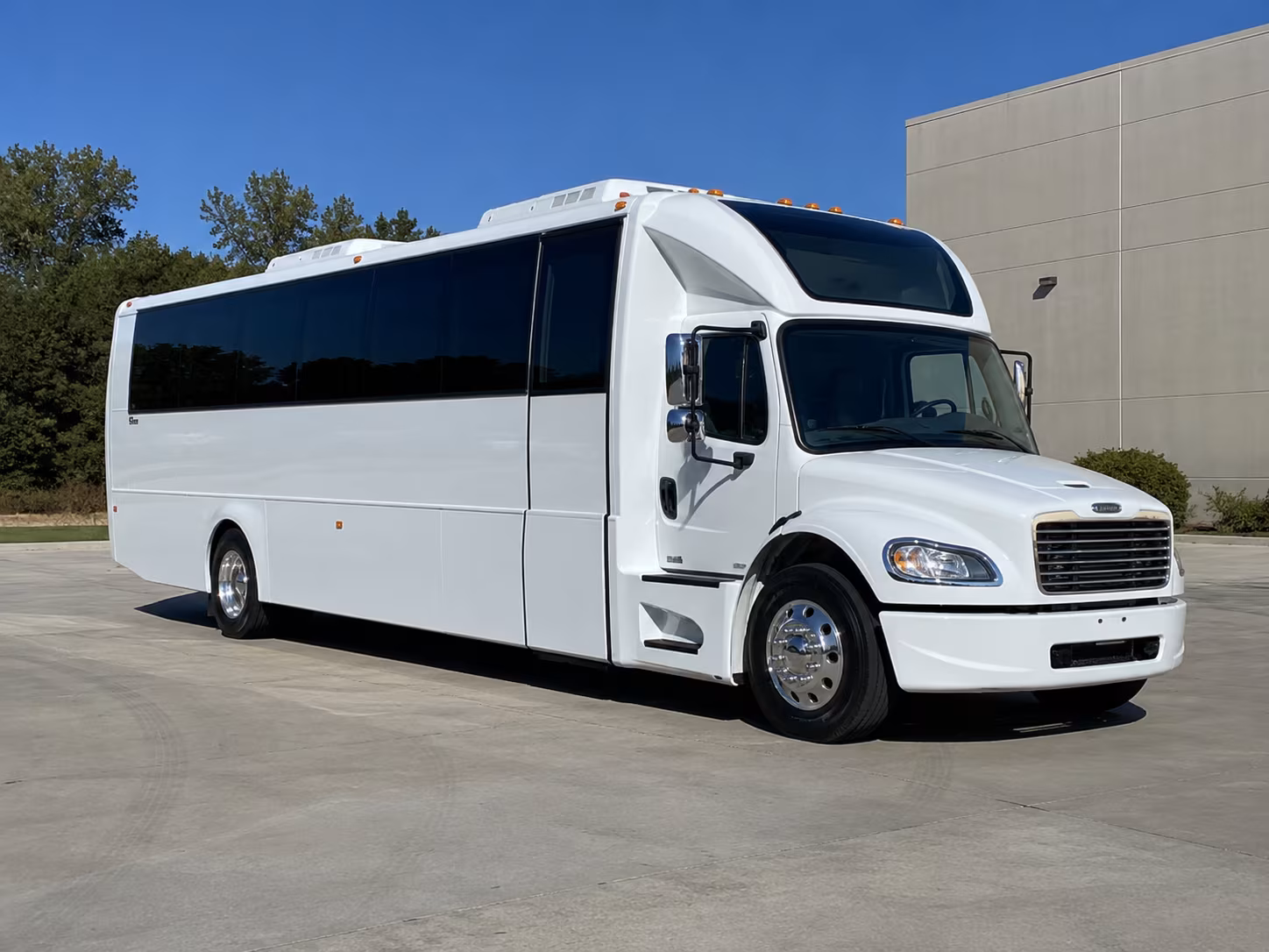Norfolk Private Event Transportation party bus exterior