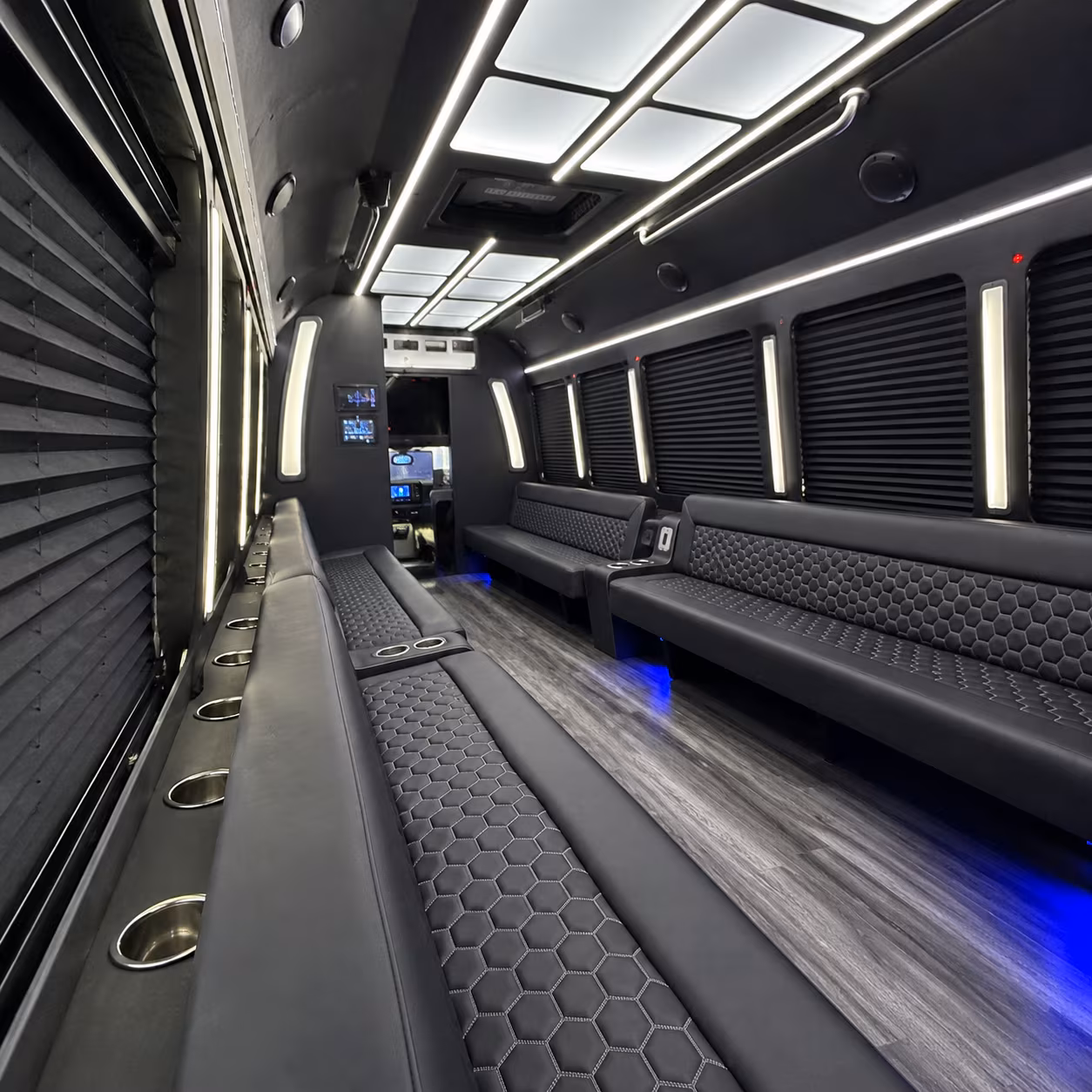 Norfolk Private Event Transportation party bus exterior