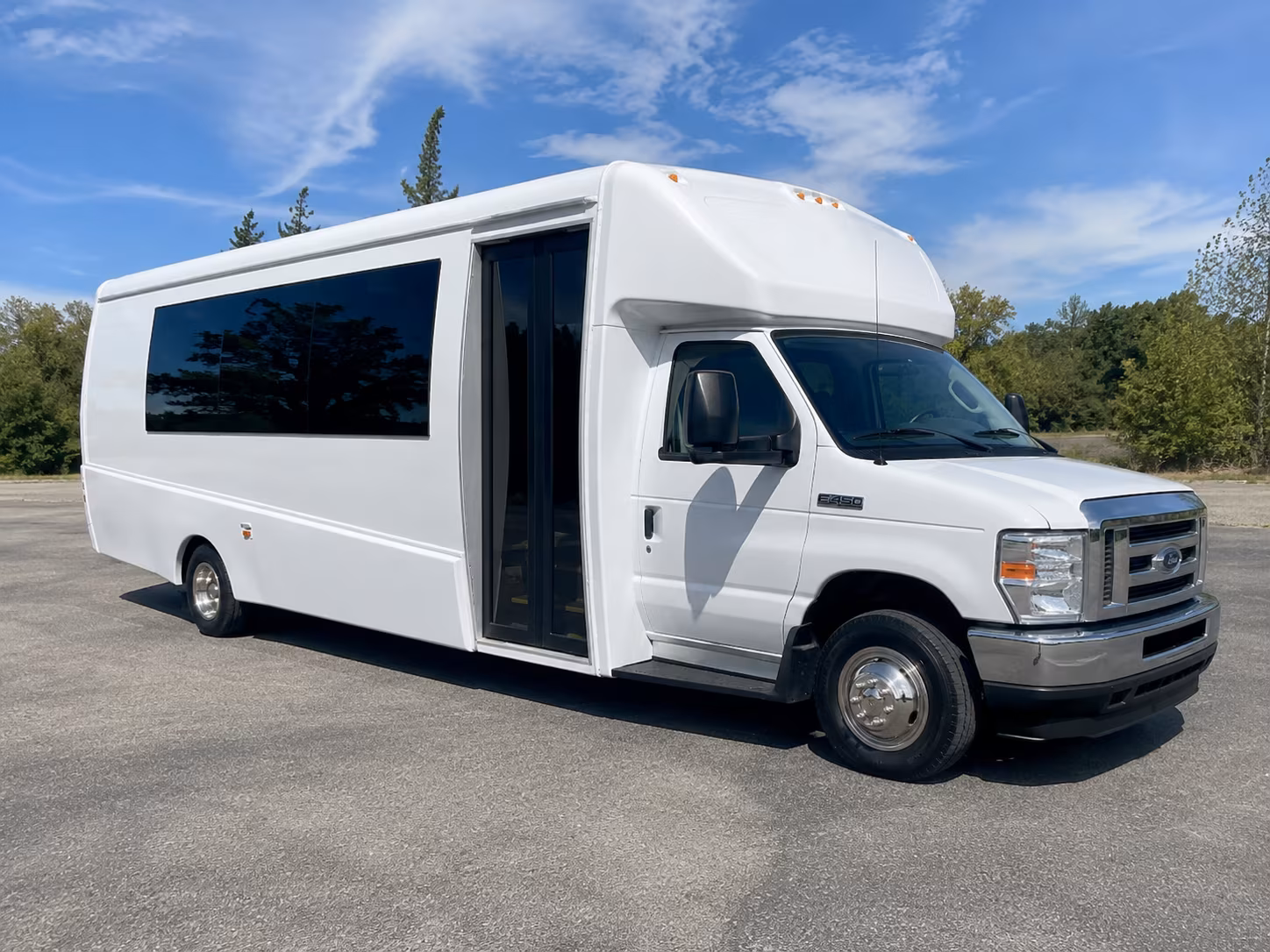 Norfolk Prom & Homecoming Transportation party bus exterior