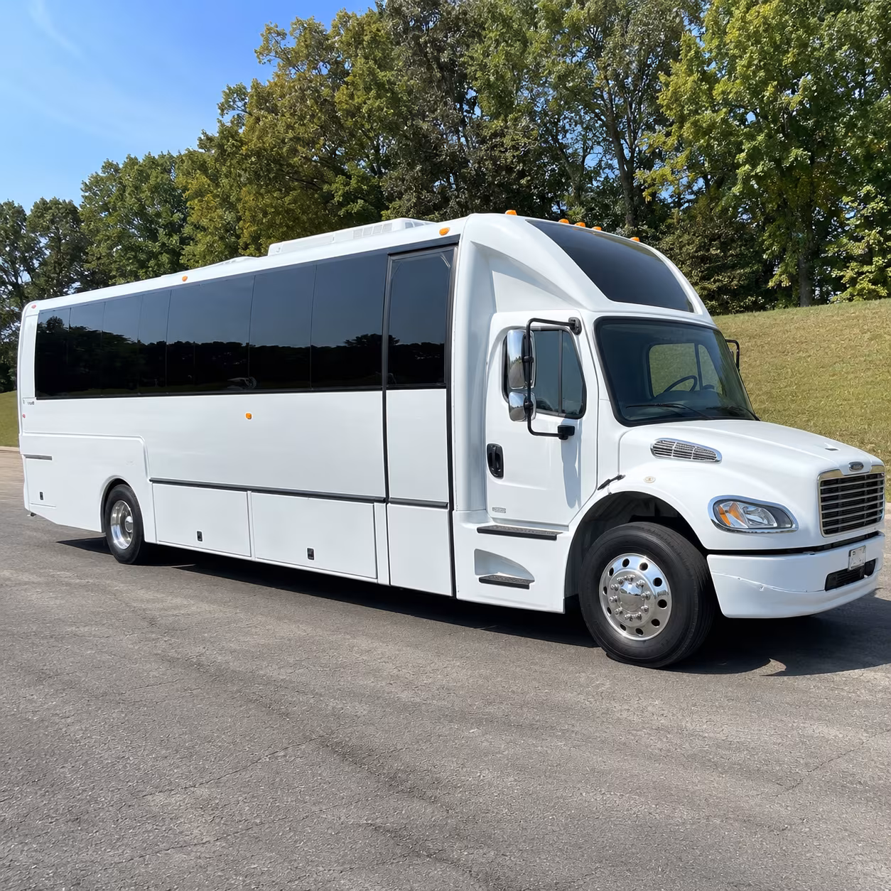 Norfolk Sporting Event Transportation party bus exterior