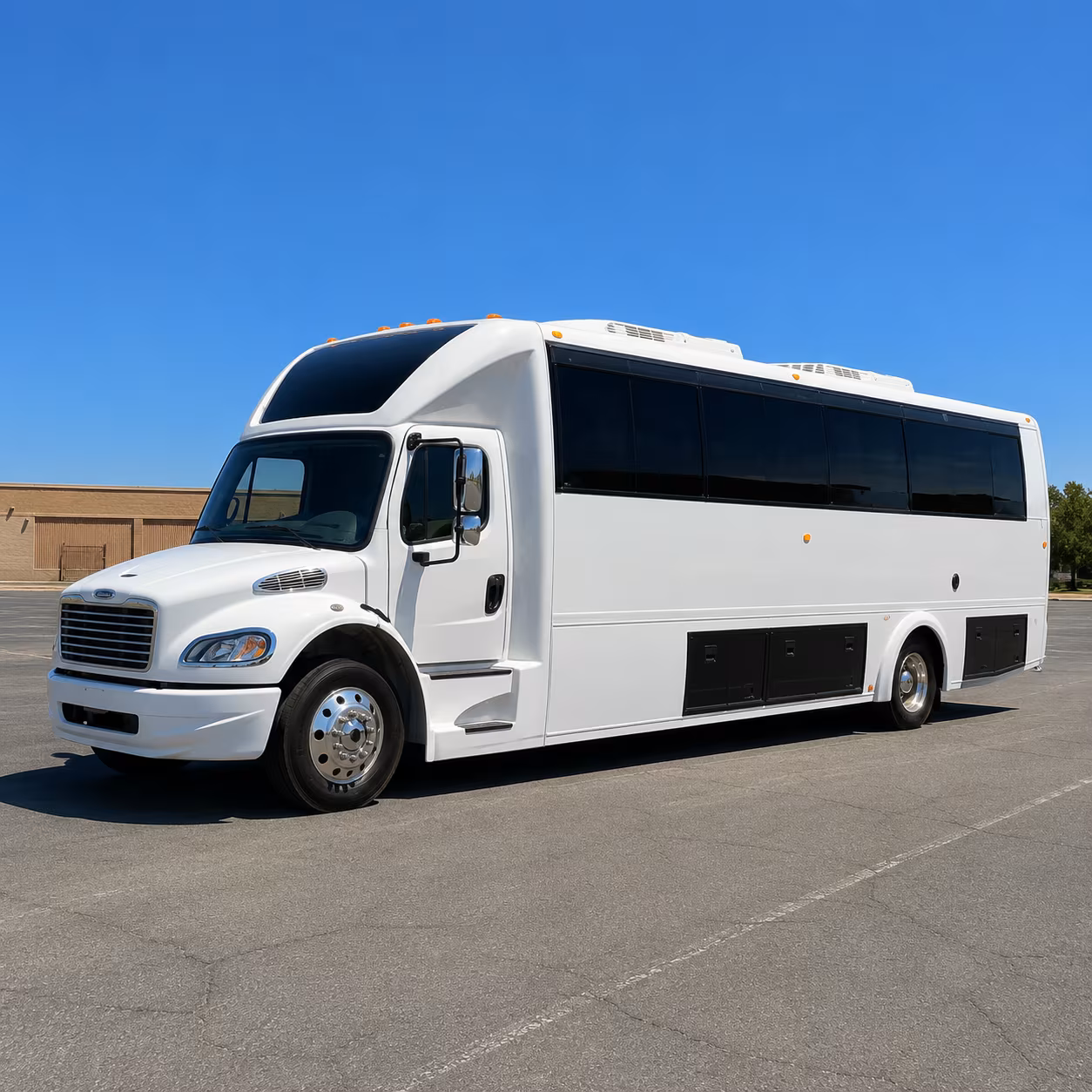 Norfolk Sporting Event Transportation party bus exterior